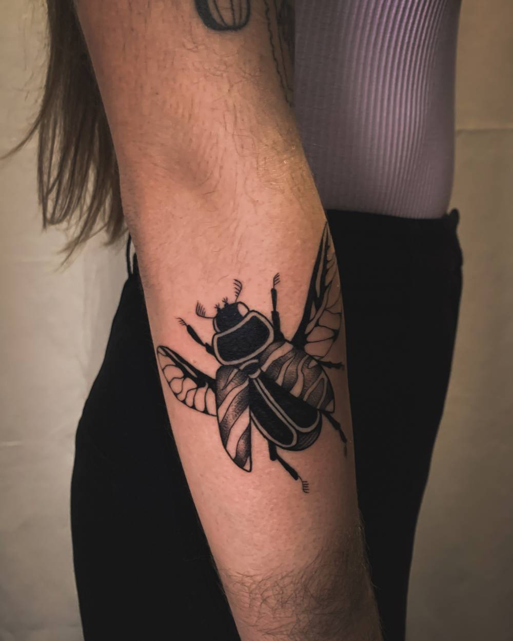 tatouage scarabé