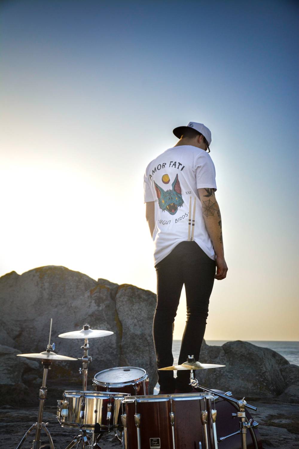 t-shirt AMOR FATI blanc