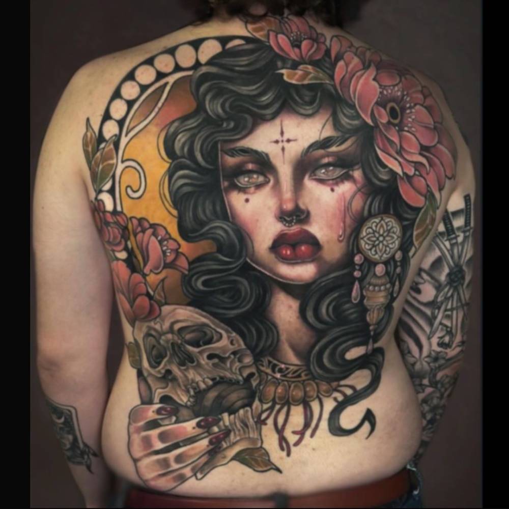 tatouage par Guest Emeraude dos